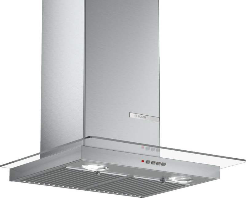 Bosch 60 cm Straight Glass hood Wall Mounted Chimney(silver 800 CMH)