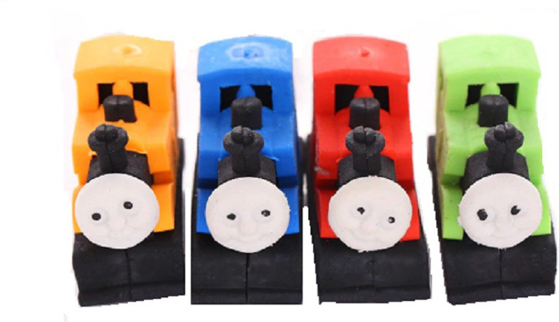 giftshub 8 pc Thomas Train Erasers Non-Toxic Eraser(Set of 2, Multicolor)