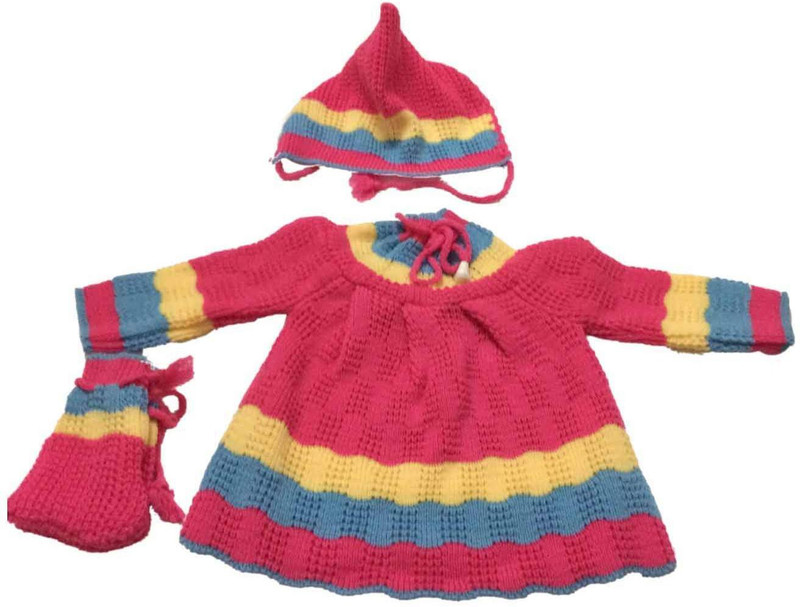 cute collection Baby Boys & Baby Girls Casual Sweater Bootie, Cap(Multicolor)