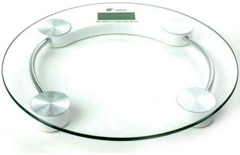 Style Eva Personal Bathroom Body Weight Machine Digital Weighing Scale for Perfect Weighing Weighing Scale(White)