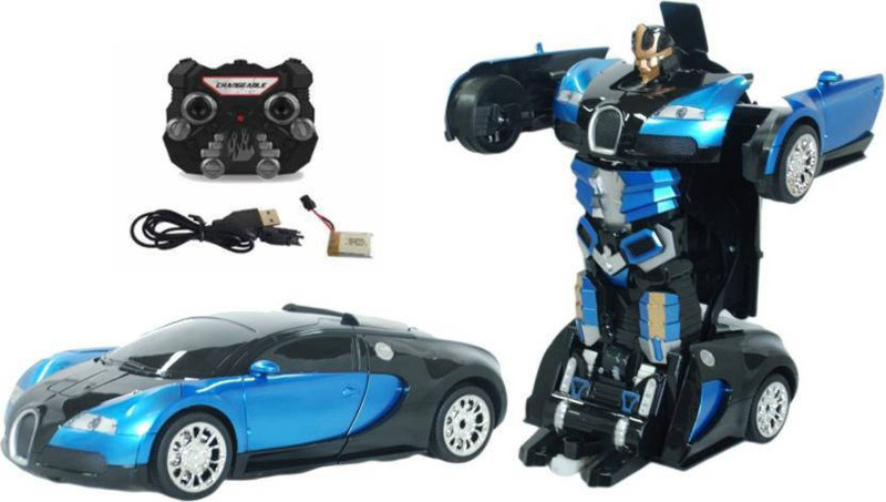 skyler Bugatti Transformer Radio control rechargeable car Blue(Blue)