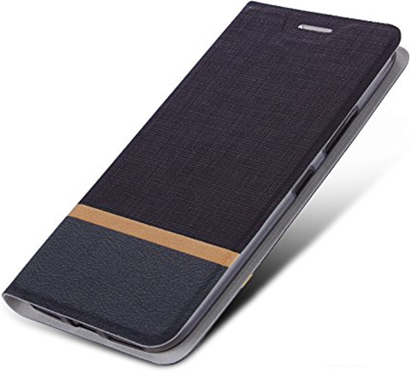Tarkan Flip Cover for Luxury Oneplus 6 Flip Cover(Brown, Dual Protection)