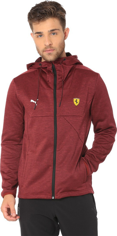 Puma full sleeve top solid men's jacket
