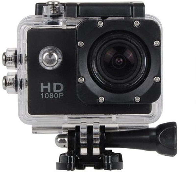 MAKIBES Action Camera 1080p Sports Camera & Micro SD Card Slot Sports and Action Camera Sports and Action Camera(Black, 12 MP)