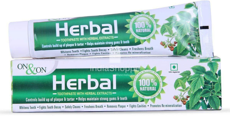 on and on Herbal Vegetarian Toothpaste Toothpaste(150 g)