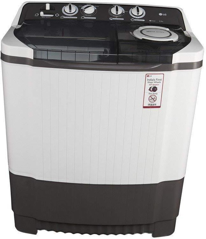LG 8 kg Semi Automatic Top Load Grey(P9039R3SM)