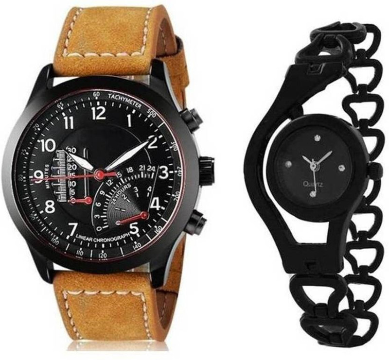 newmen new stylish analog curren and black chin watch Analog Watch  - For Men & Women