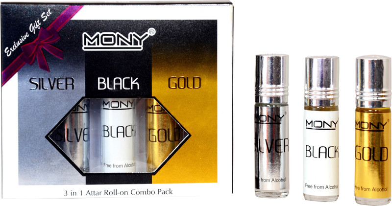 Mony Silver 3 In 1 Attar combo (3Pcs of 6ml) Floral Attar(Floral) Mony Silver 3 In 1 Attar combo (3Pcs of 6ml) Floral Attar(Floral)