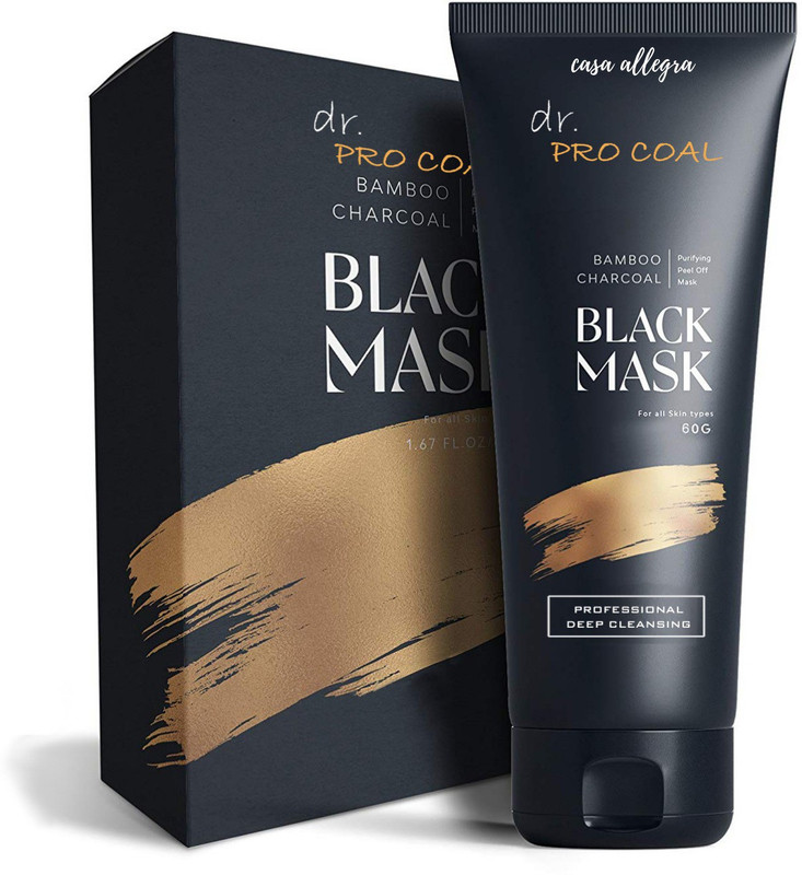 casa allegra Dr Procoal Activated Charcoal Peel Off Face Mask For Blackheads Deep Cleansing Tan Removal and Skin Detox 60 Grams(60 g)