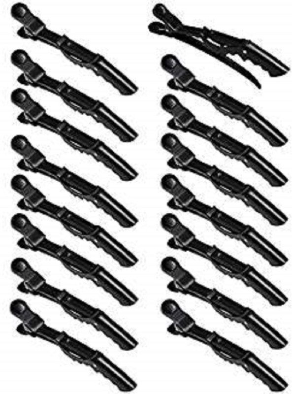 Mataiva Section Hair Clip For Saloon and Parlour Use(Pack of 16) Hair Clip(Black)