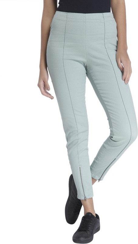 Vero Moda Light Green Jegging(Solid) Vero Moda Light Green Jegging(Solid)