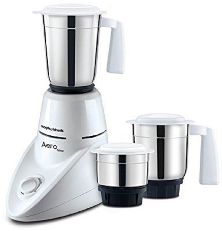 Morphy Richards Aero Plus Mixer Grinder 500 Watt 600 Mixer Grinder(White, 2 Jars)