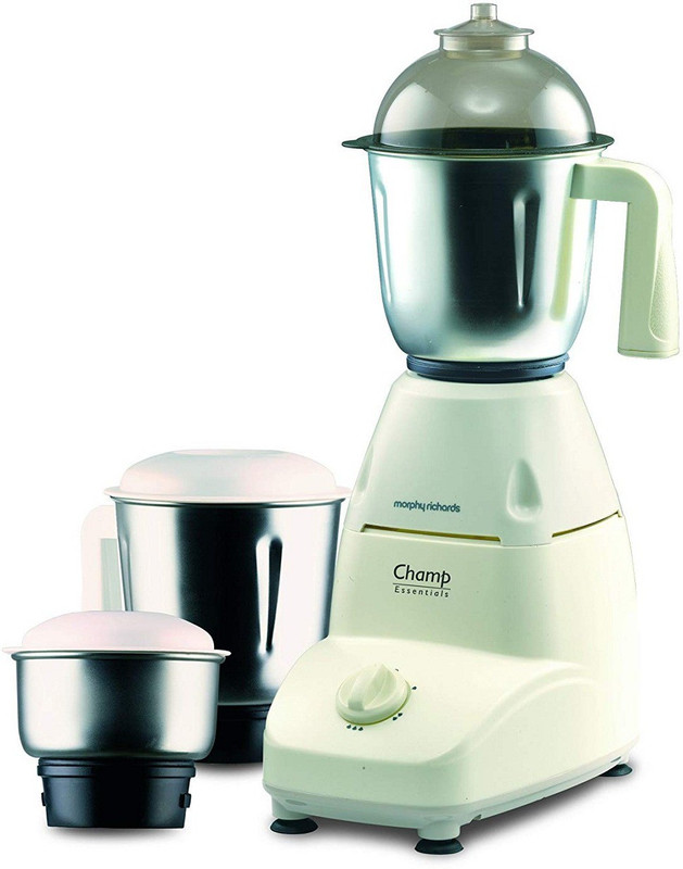Morphy Richards Champ Essensial 500 Watt 600 Mixer Grinder(White, 2 Jars) Morphy Richards Champ Essensial 500 Watt 600 Mixer Grinder(White, 2 Jars)