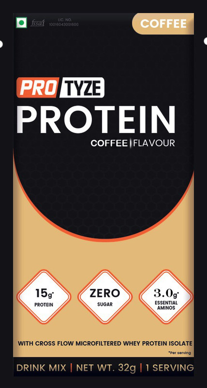 protyze Protein Whey Protein(225 g, Coffee Flavour)