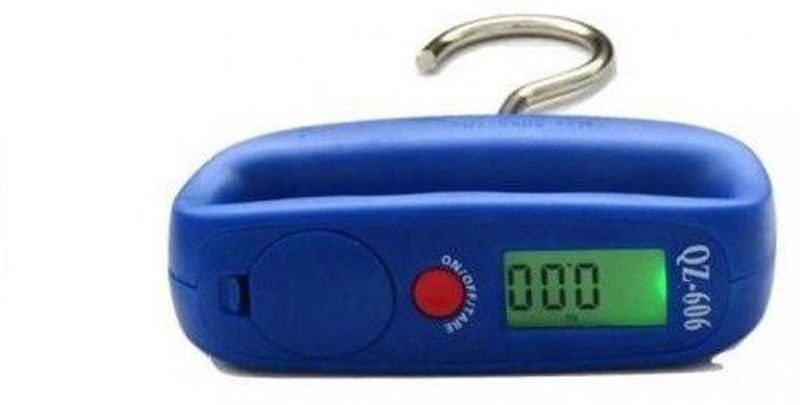Manogyam Electronic 50 Kg Portable Handheld Digital Luggage Lcd Screen Weighing Scale(Blue)