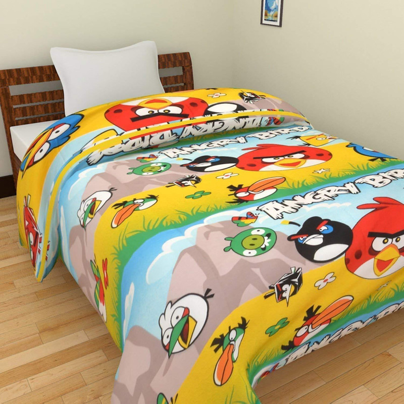 khushi sales 220 TC Cotton Single Printed Bedsheet(Pack of 1, Multicolor)