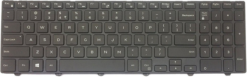 UBN Dell Inspiron 15 3000 3542 3541 3543 3536 3551 3552 Laptop Keyboard Replacement Key