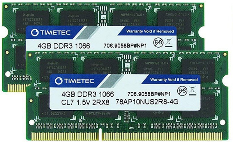 Timetec Dominator DDR3 8 GB (Single Channel) PC (DDR3 1066MHz PC3-8500 memory upgrade (8GB Kit))