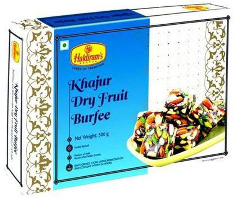 Haldiram's Khajur Dry Fruit Burfi Box(500 g)