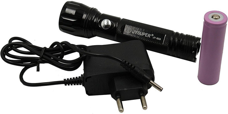 jy super ZM JY SUPER- 859 Torch(Black : Rechargeable)