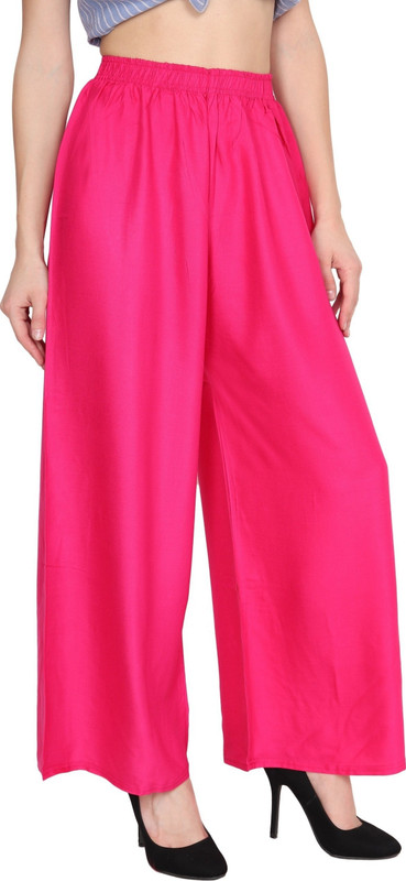 infinity traders Relaxed Women Pink Trousers