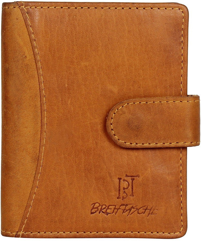 breiftasche Men Brown Genuine Leather Card Holder(28 Card Slots)