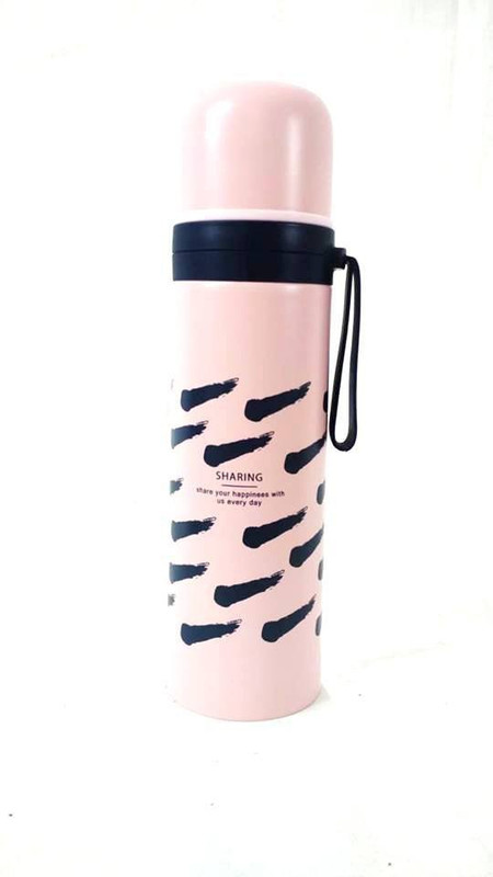 kushaan sharing pink flask 500 Flask(Pack of 1, Pink)