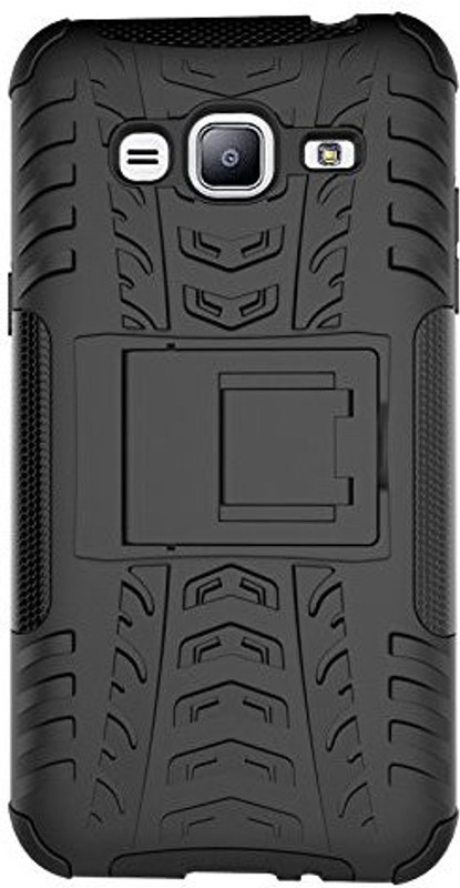 rgsg Back Cover for SAM J3(BLACK, Rugged Armor)
