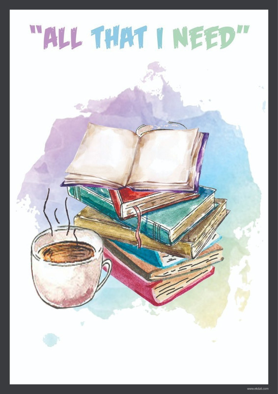 Book Lovers Poster (16.5 x 11.5 inch) Paper Print(16.5 inch X 11.7 inch, Rolled)