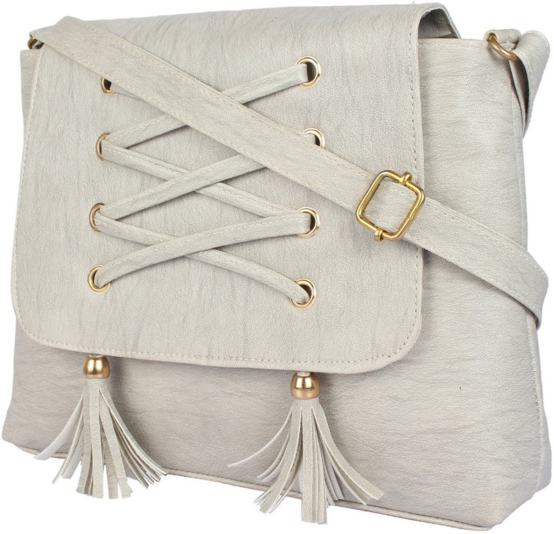 silver sling bag