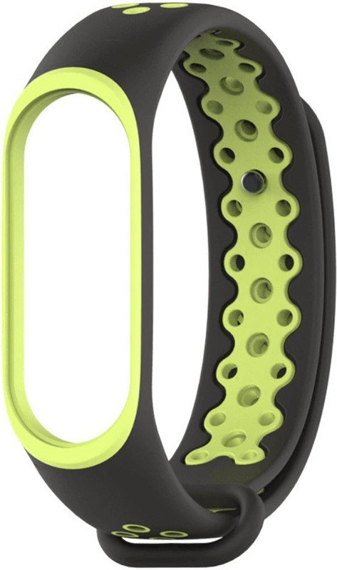 invella Band 3 Sport Green Smart Band Strap(Black)