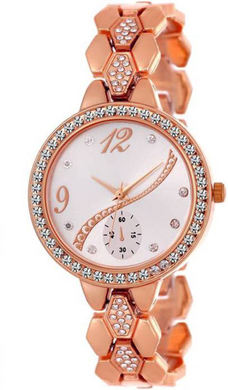 goodfortune Stylish Wedding Series Diamond Stunned Watch For Girls & Women OD509 Jewelry Shiny Rich Analog Watch  - For Women