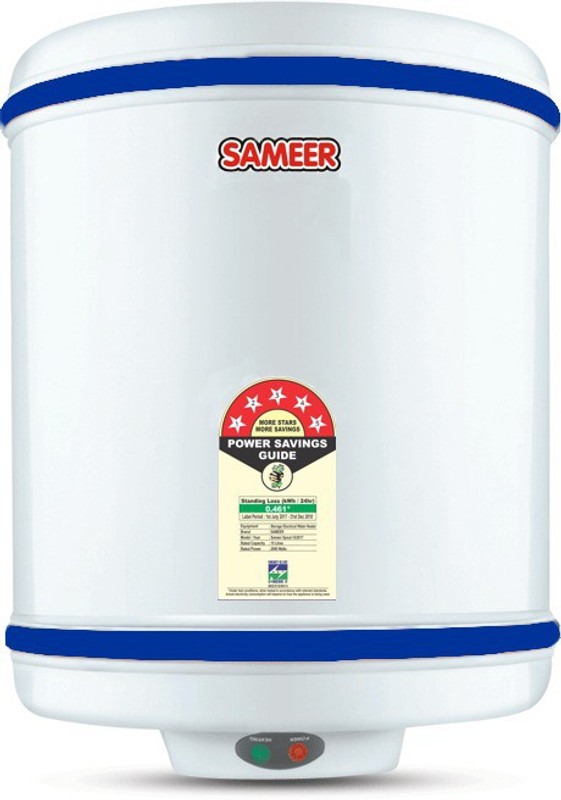 Sameer 15 L Storage Water Geyser(White, Spring)