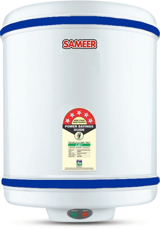 Sameer 10 L Storage Water Geyser(White, Spout)