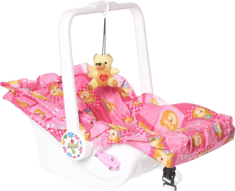 Archana Multipurpose(7 in 1) carry cot with mosquito net and Sun shade. Non-electric(Pink)