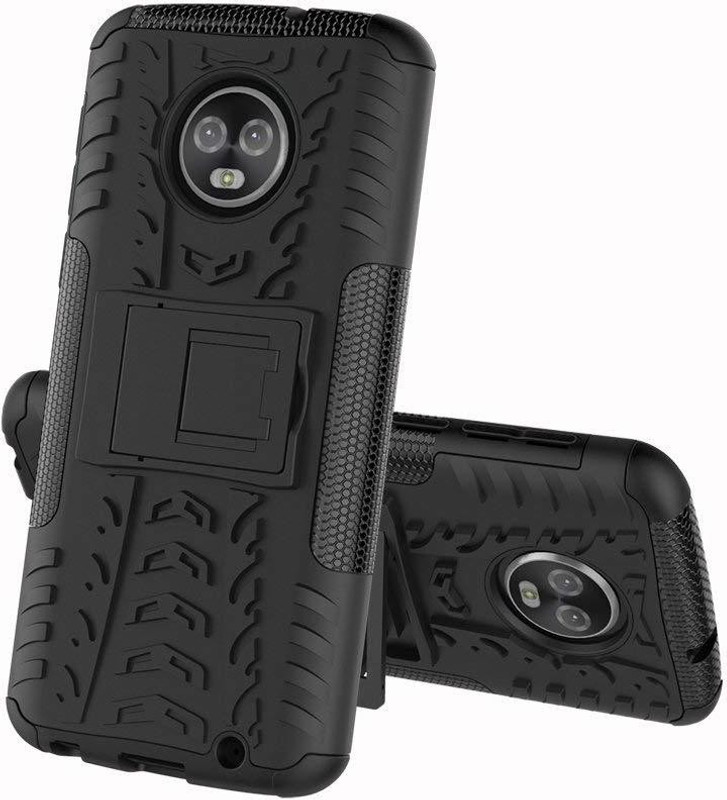 rgsg Back Cover for Motorola Moto G6(BLACK, Rugged Armor)