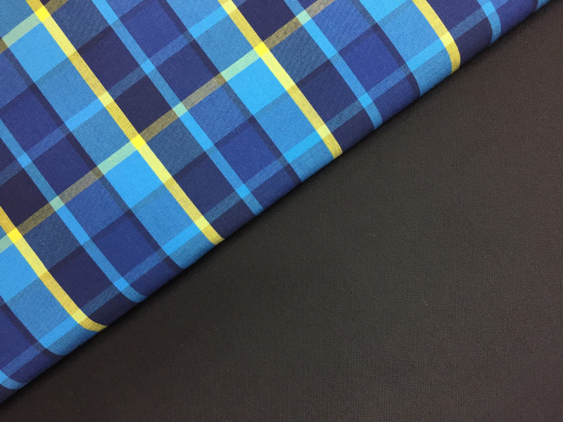 swing fashions Pure Cotton Checkered Shirt & Trouser Fabric(Unstitched)