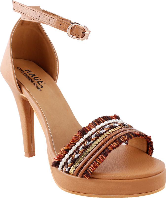 hype fashion house Women Tan Heels
