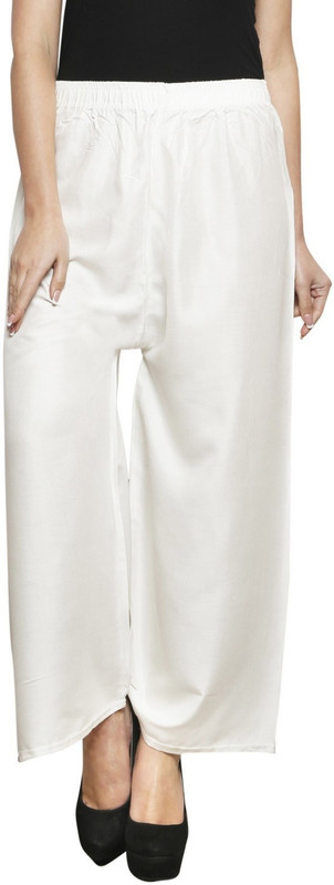 infinity traders Regular Fit Women White Trousers