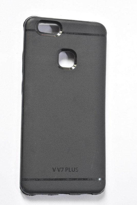 bluemark Back Cover for VIVO V7 Plus(Black, Dual Protection)