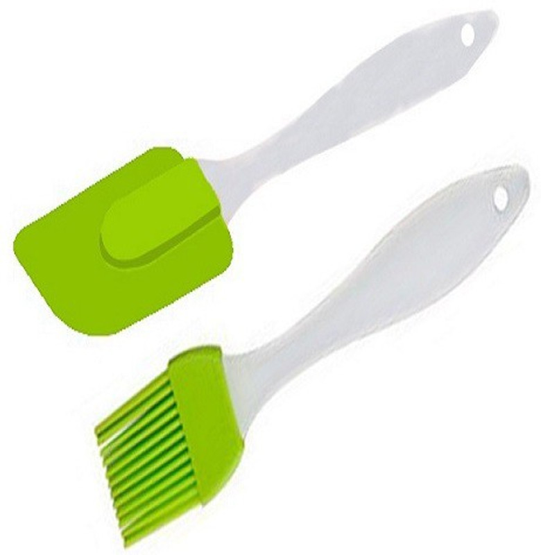 Raienterprises Cooling Kitchin Roti Brush Silicone Spatula Brush Set - For Cake Mixer, Decorating, Cooking, Baking, Glazing silicon Flat Pastry Brush (Multicolor) Silicon Flat Pastry Brush(Pack of 1)