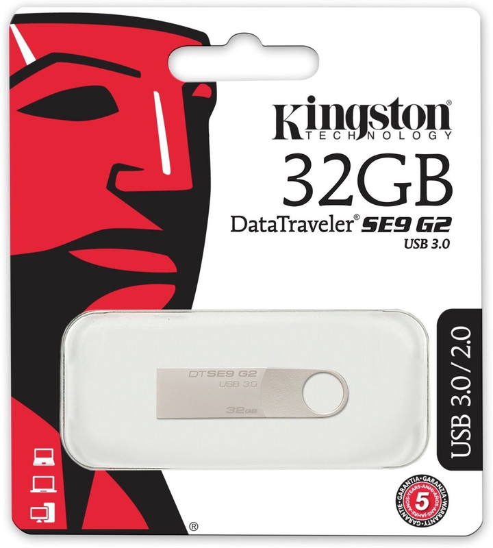 Kingston DataTraveler SE9 G2 USB 3.1 32 GB Pen Drive(Grey)