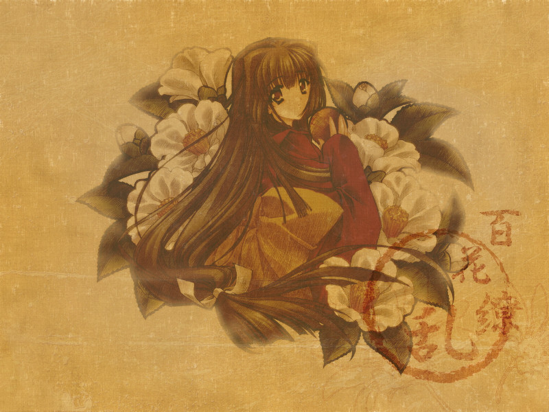 Athah Anime Kao No Nai Tsuki Mizuna Kuraki 13*19 inches Wall Poster Matte Finish Paper Print(13 inch X 19 inch, Rolled)