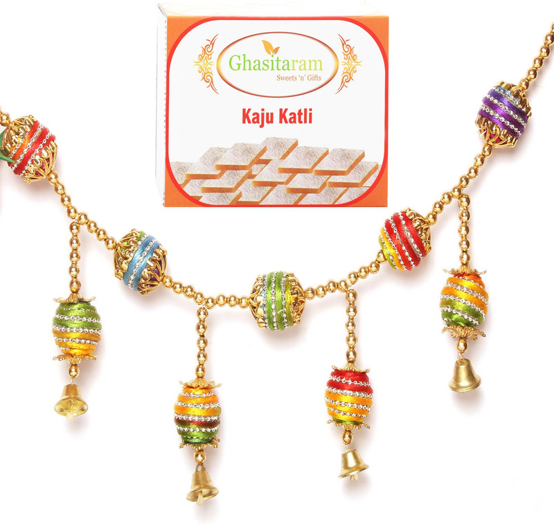 Ghasitaram Gifts Diwali Gifts Decoration- Coloured Balls Toran with 200 gms Kaju Katli Combo(2) Ghasitaram Gifts Diwali Gifts Decoration- Coloured Balls Toran with 200 gms Kaju Katli Combo(2)