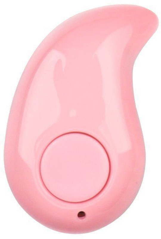 biratty Sweatproof stereo sound S530 bluetooth headset Bluetooth Headset with Mic(Pink, In the Ear)