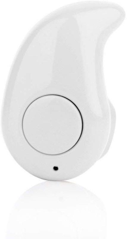 biratty Mini style S530 compatible with 2G-3G and 4G mobile phone Bluetooth Headset with Mic(White, In the Ear)