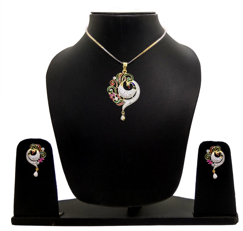 kriswa Alloy Jewel Set(Multicolor)