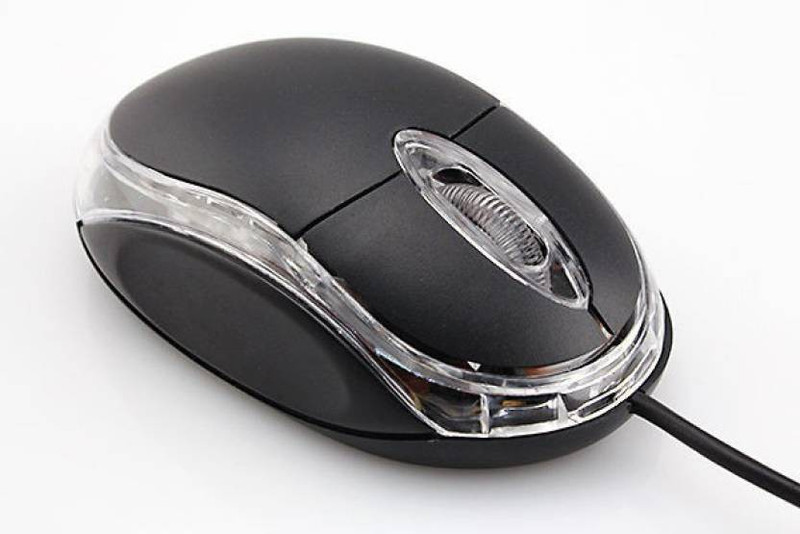 tegpro EL-V90 Wired Optical Mouse(USB, Black)