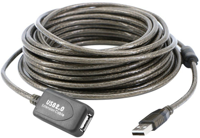 smacc high quality 20 m Micro USB Cable(Compatible with laptop, television, computer, Black, One Cable)