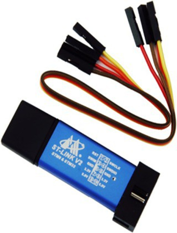 technologybazar ST-Link V2 Stlink Programming Unit STM8 STM32 Emulator Downloader(Multicolor)